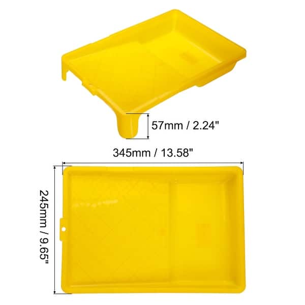 4Pcs Paint Roller Kit, 8" Acrylic Paint Rollers, Paint Tray, Roller